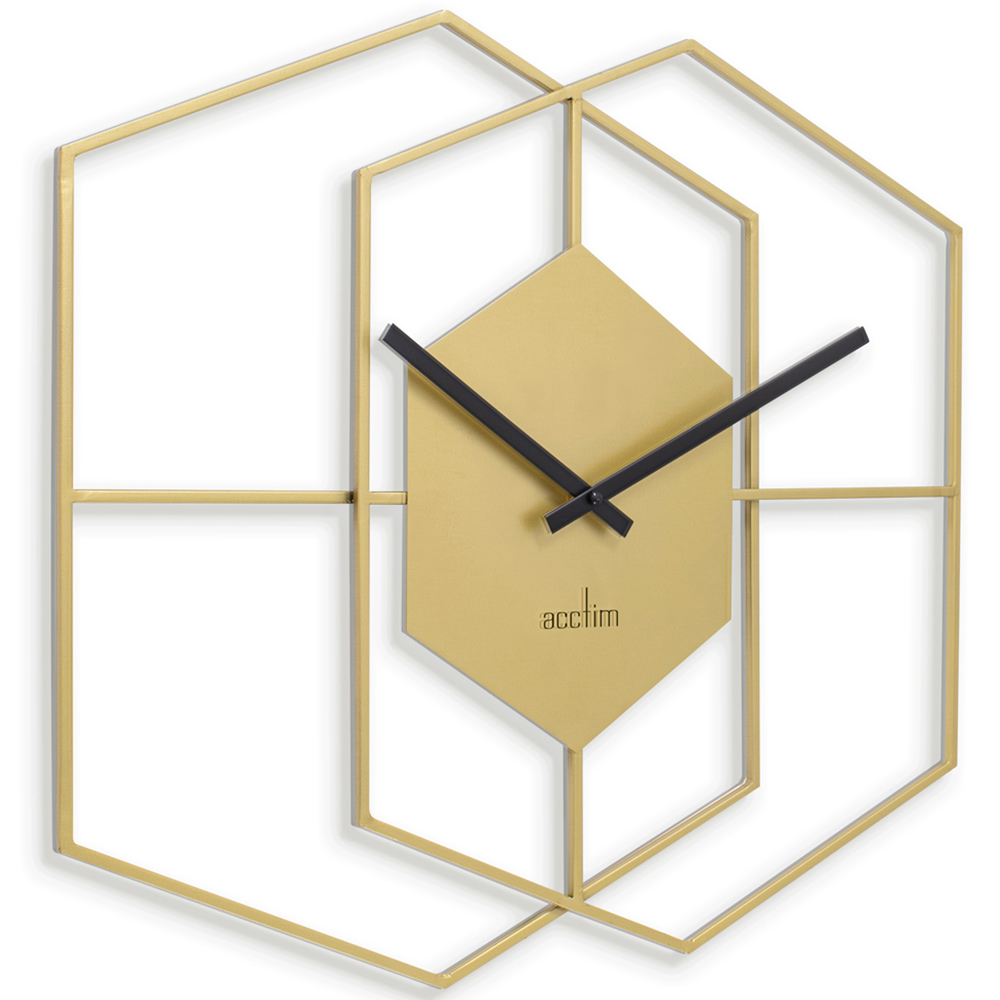 Acctim Addison Brass Wire Wall Clock Image 3