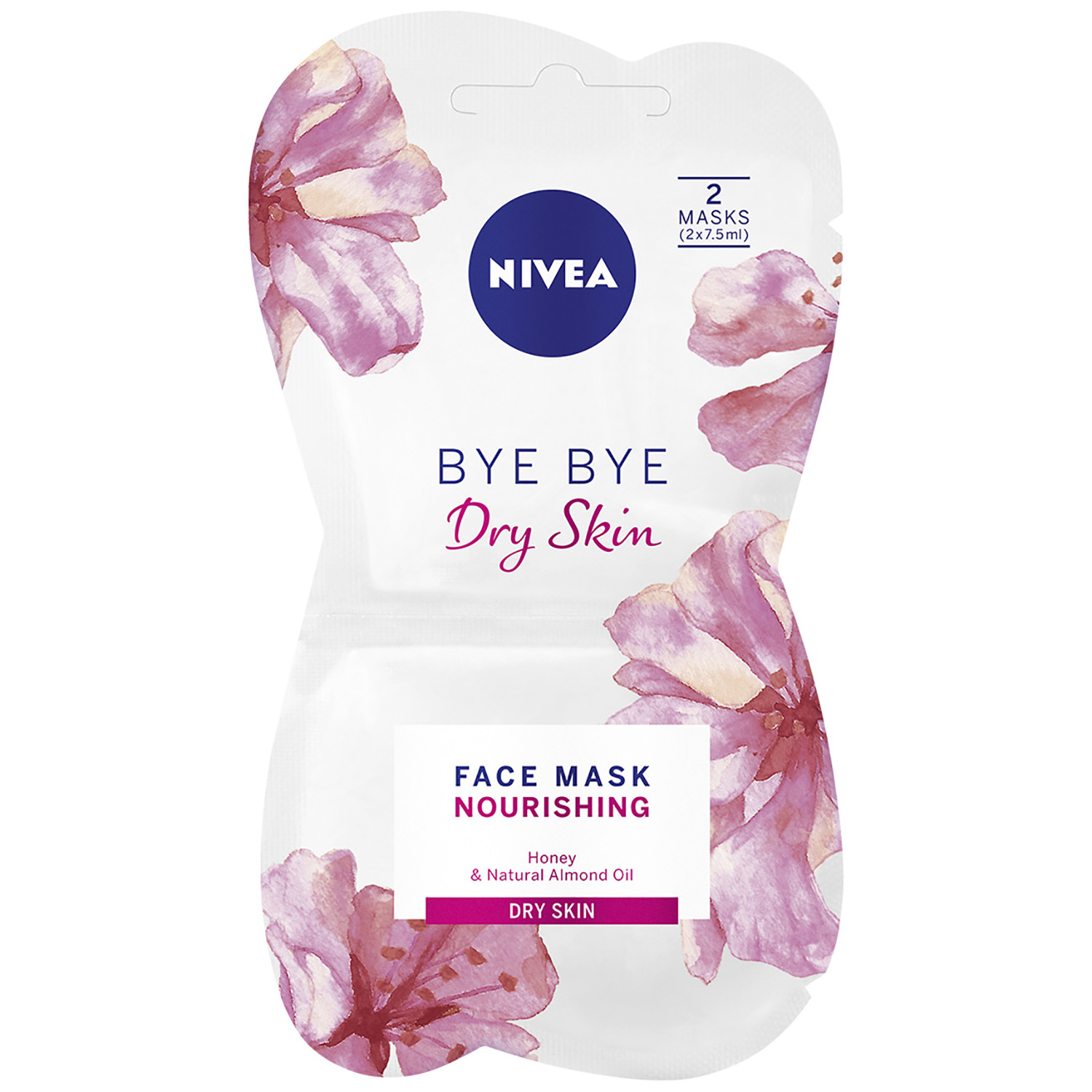 Nivea Honey and Natural Almond Oil Nourishing Face Mask 2 Pack Image