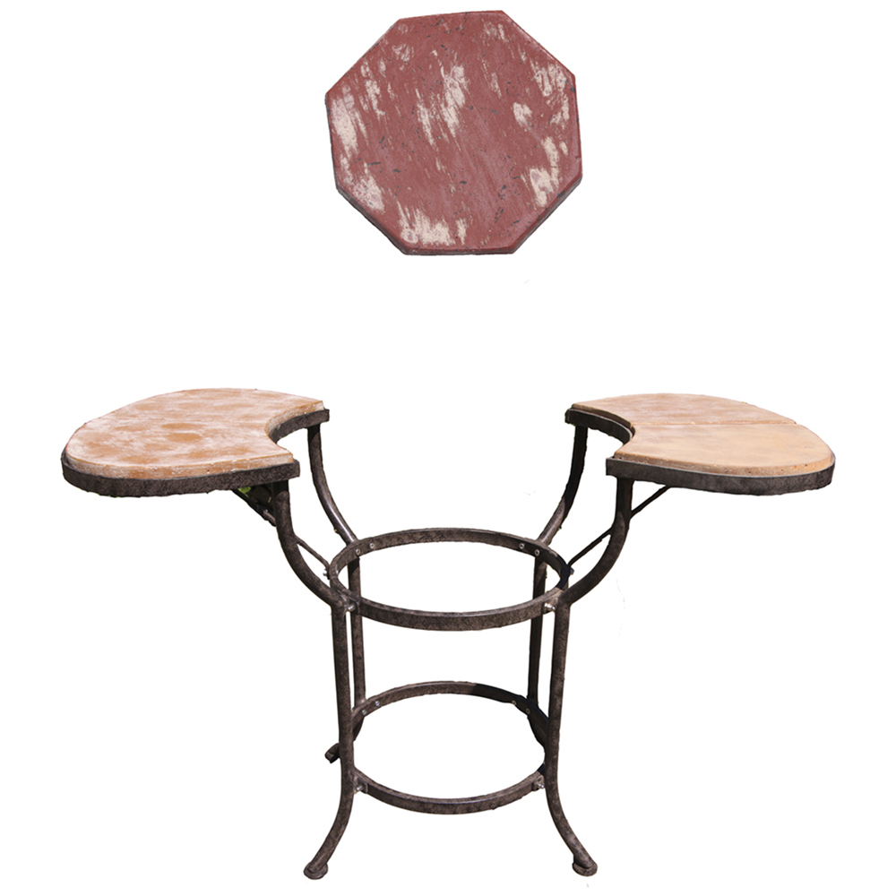 Gardeco Cradle For Extra-Large Mexican Chimney with 2 Side Table Image 4