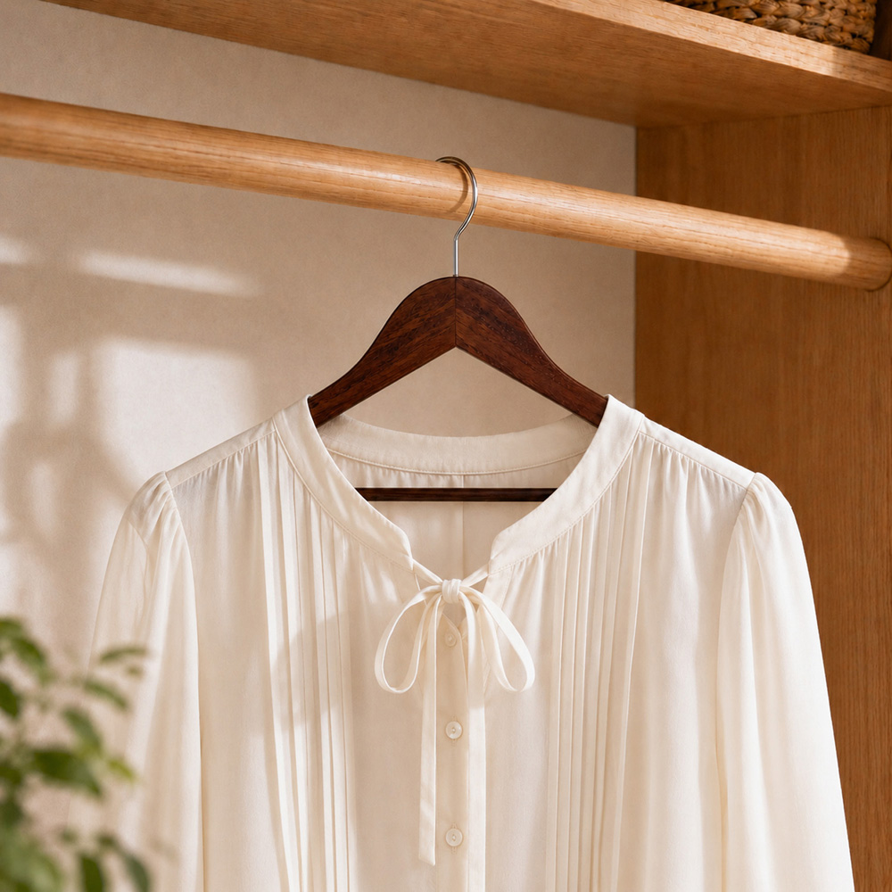 Pack of 3 Stockholm Dark Wood Hangers Brown Image 2