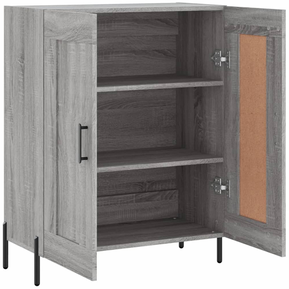 vidaXL 2 Door Grey Sonoma Wooden Sideboard Image 6
