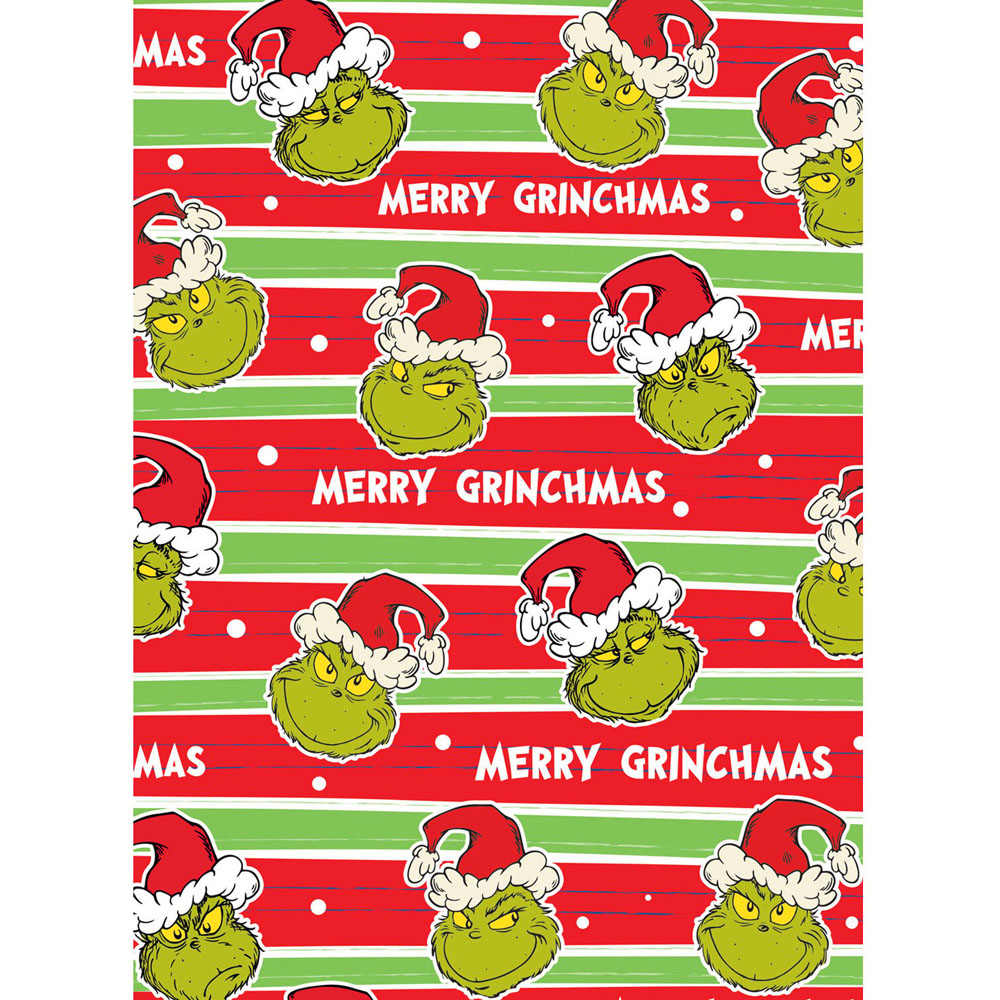 Grinch Gift Wrap Image 1