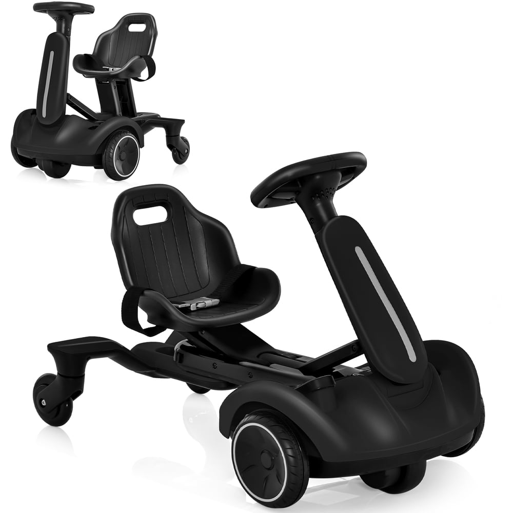 Costway Black Electric Ride On Drift Car 6V Image 3