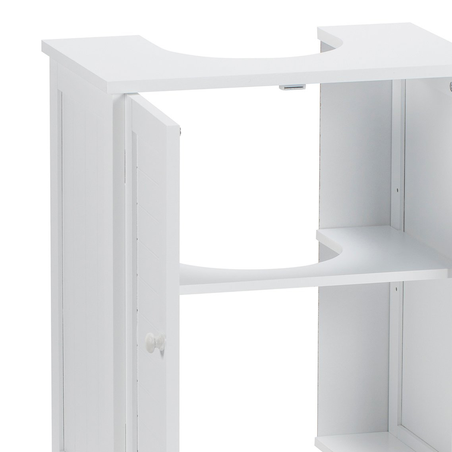Kingston 2 Door White Sink Console Image 4