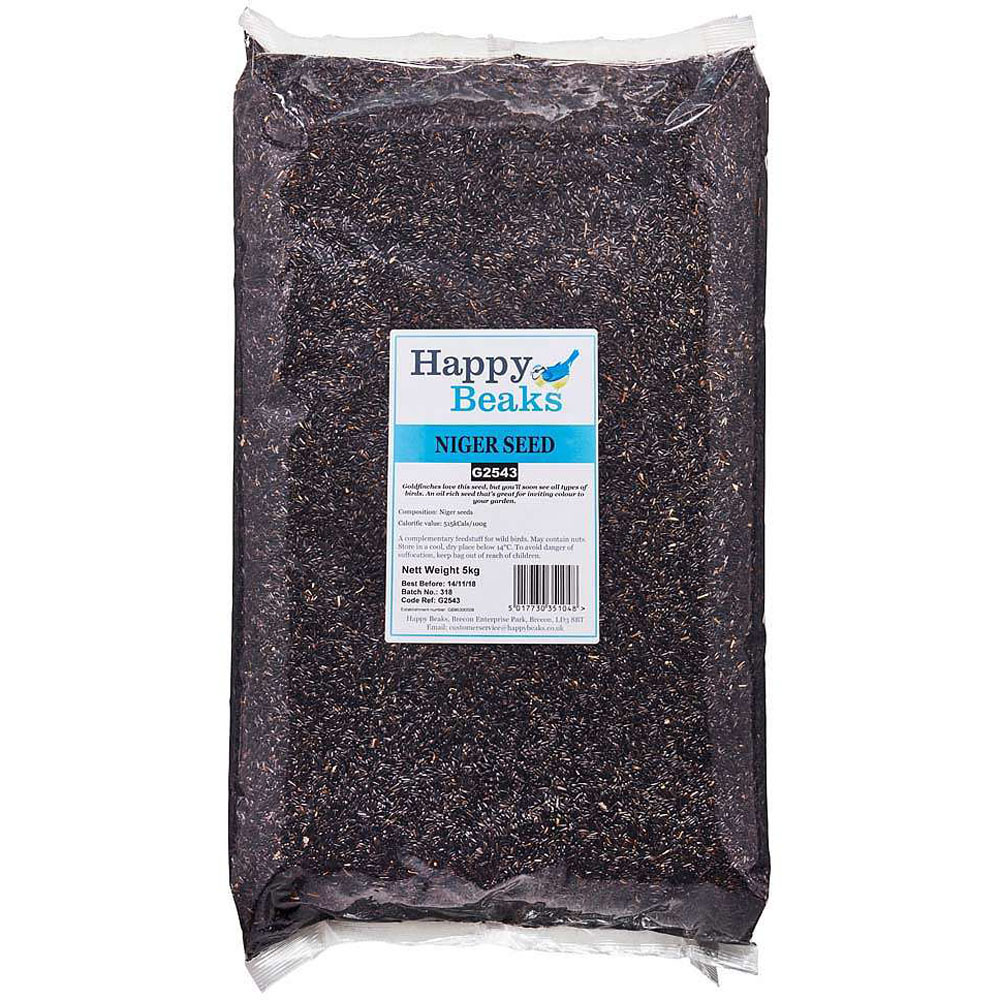 Happy Beaks Niger Seed Bird Food 5kg Image 1