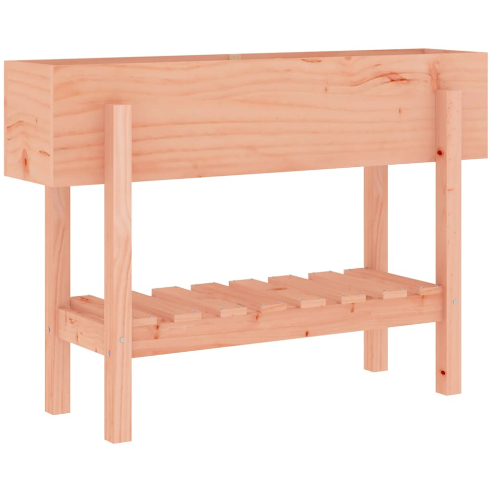 vidaXL Single Shelf Natural Raised Garden Bed 101 x 30 x 69cm Image 1