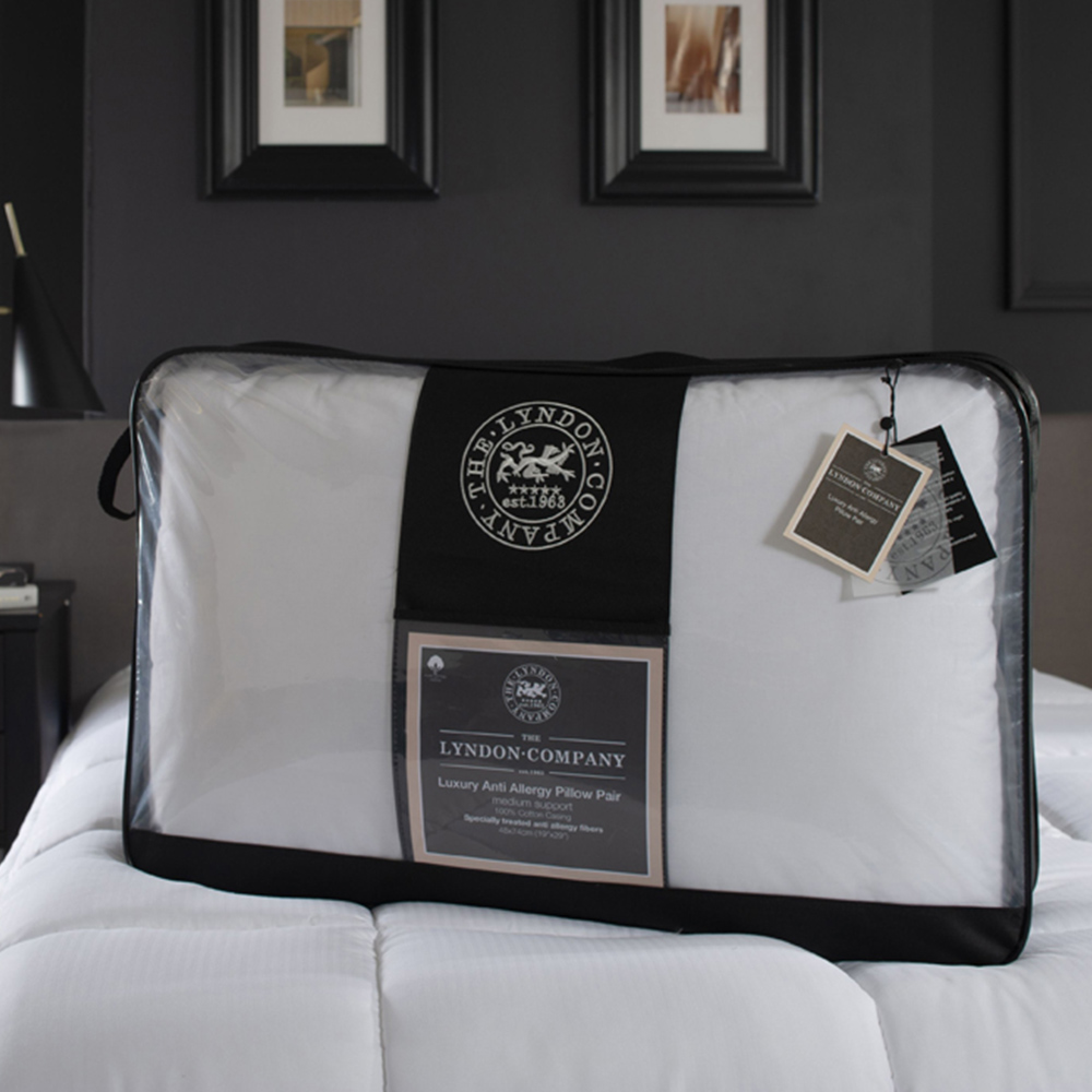 The Lyndon Company Anti Allergy Pillow 2 Pack Image 2
