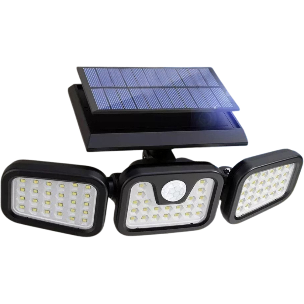 Garden Mile Security Solar LED Light with Motion Sensor 4 Bulbs Image 1