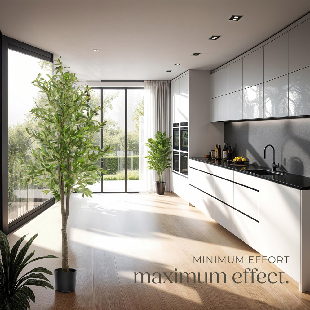 tectake Artificial Olive Tree in Pot 180cm Image 8