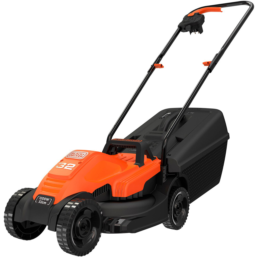 BLACK+DECKER 1200W Hand Propelled 32cm Rotary Electric Lawn Mower  Image 1