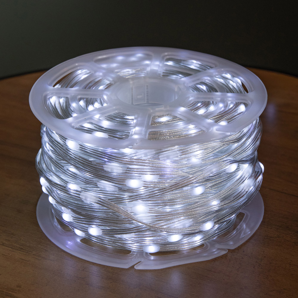 Samuel Alexander 1000 Warm White and Cool White LED Light Up Christmas String Light 75m Image 1