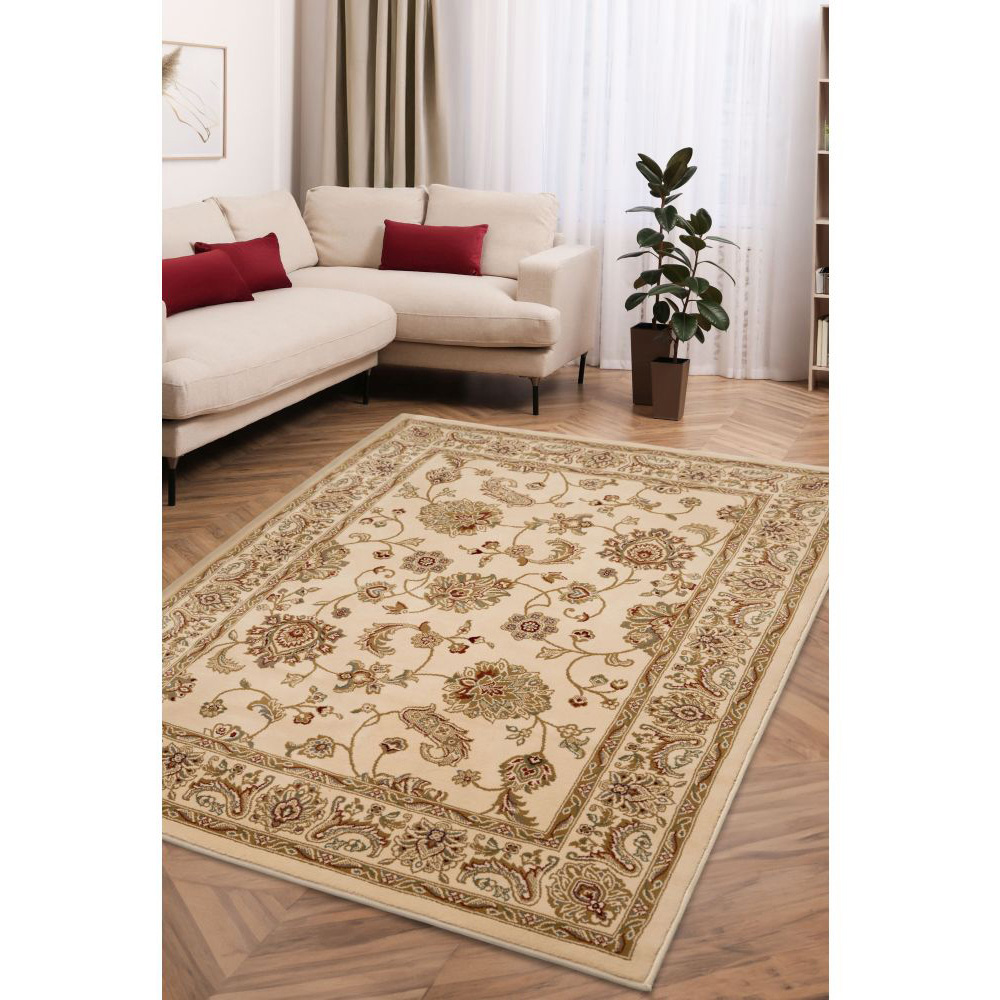 Homemaker Kellan Cream Traditional Rug 120 x 170cm Image 5
