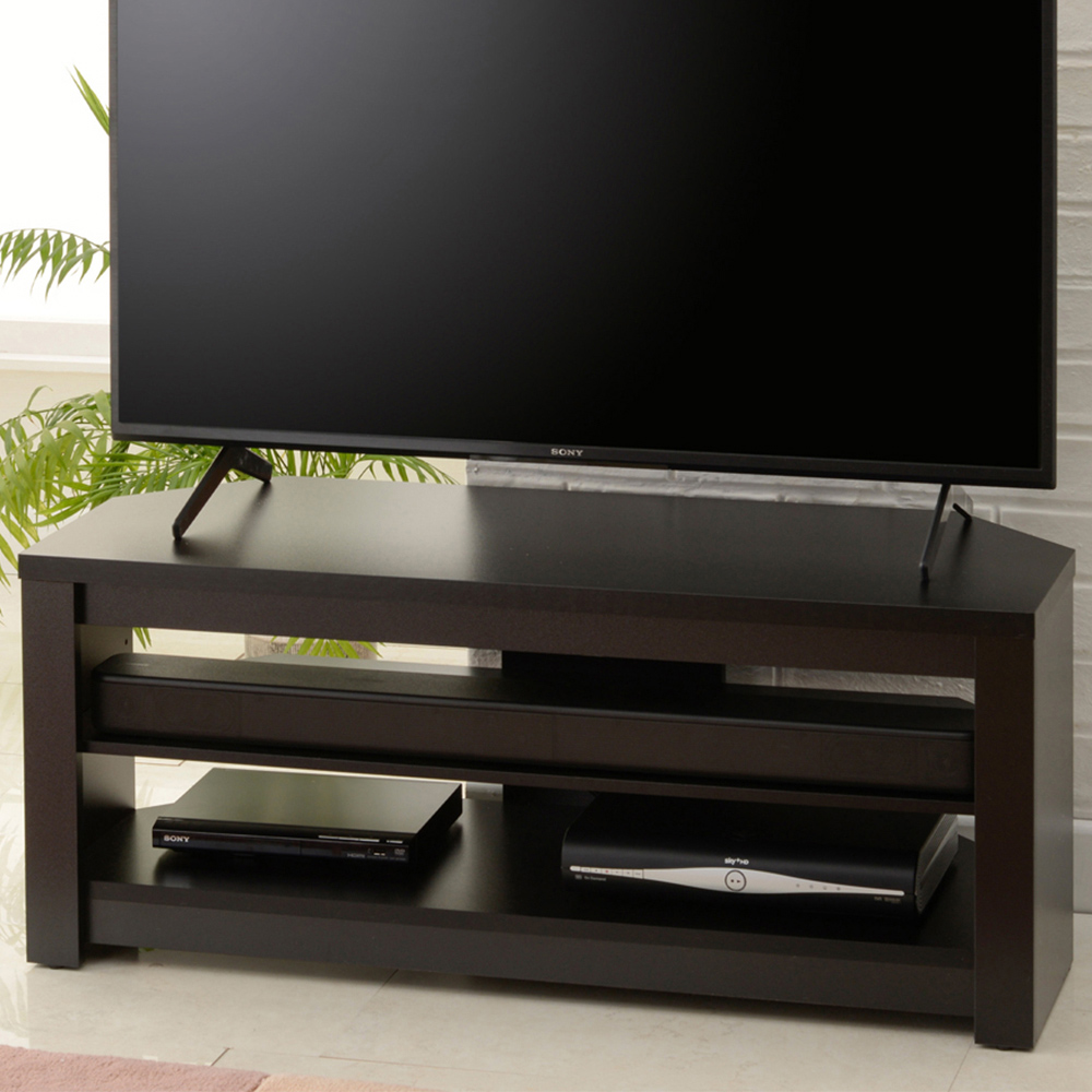 TTAP Memphis 2 Shelf Black TV Stand Image 1
