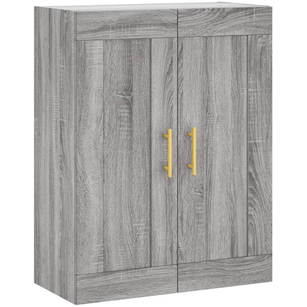 vidaXL 2 Door 3 Open Shelf Grey Sonoma Highboard Image 5