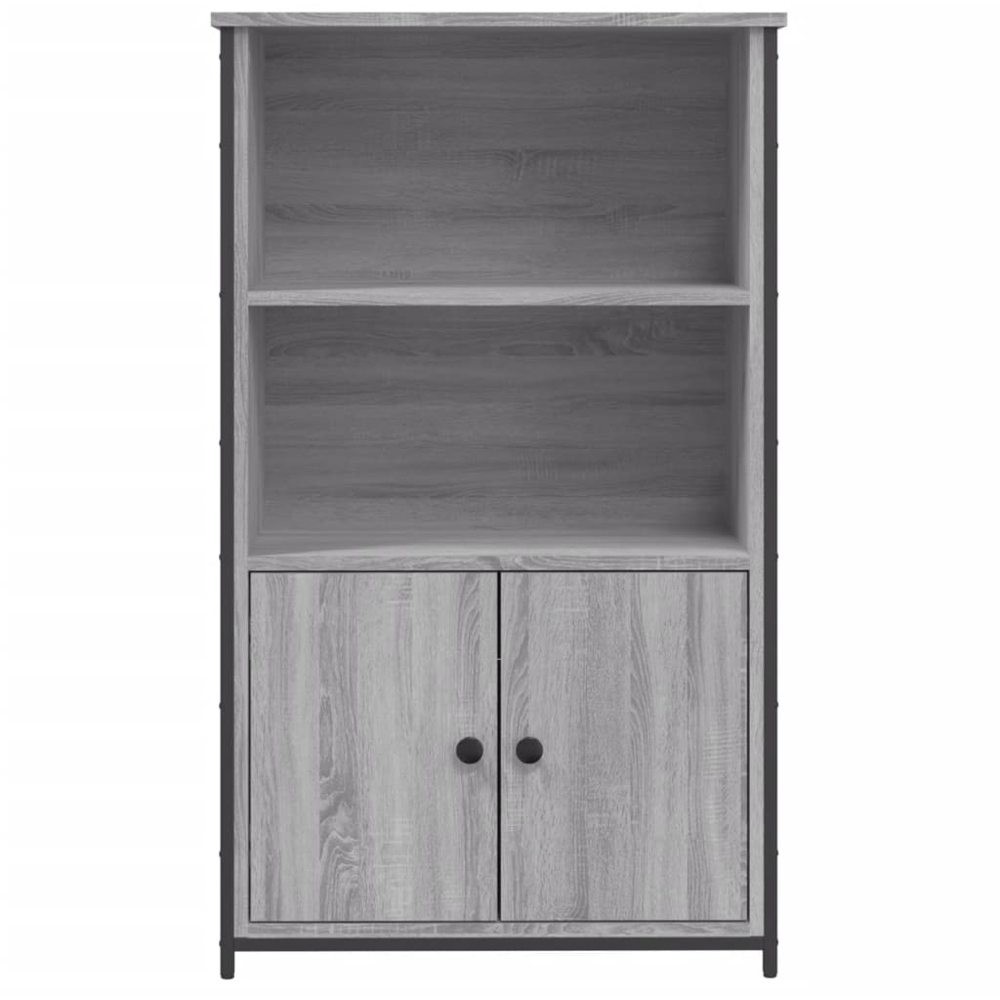 vidaXL 2 Door 2 Shelf Grey Sonoma Highboard Image 5