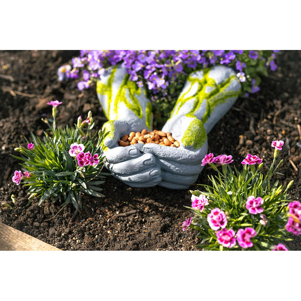 Marco Paul Wall Mounted Resin Hand Garden Ornament Image 2