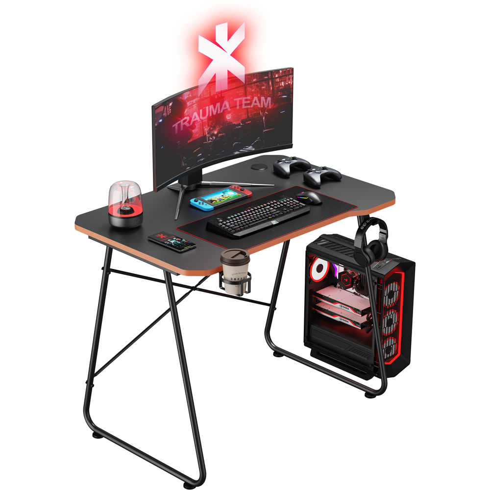 Maplin Gaming Desk Black Image 3