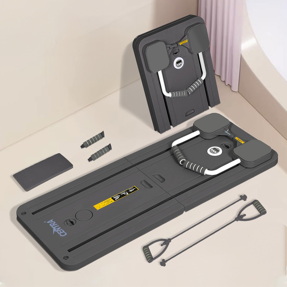 Spector Centra Grey Foldable Pilates Reformer Board Set Image 3