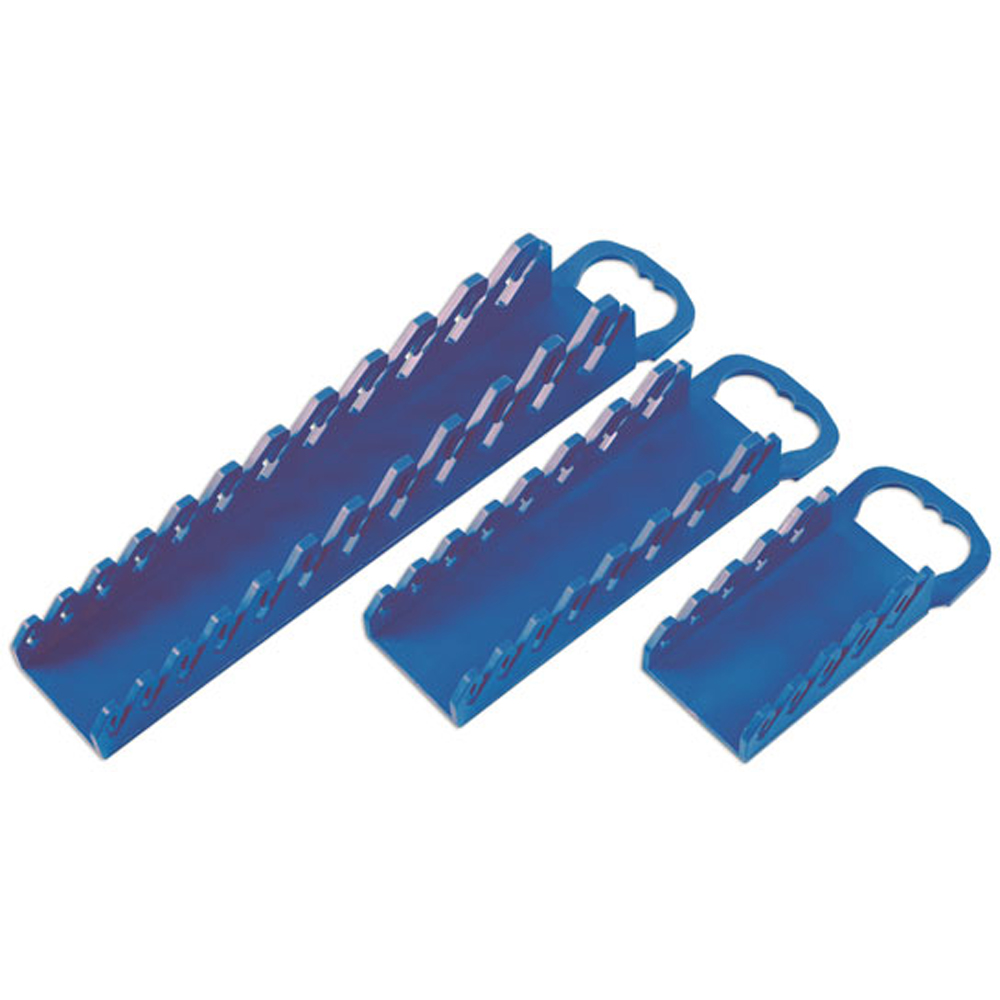 Laser 6939 3 Piece Stubby 25 Spanner Blue Organiser Set Image 3