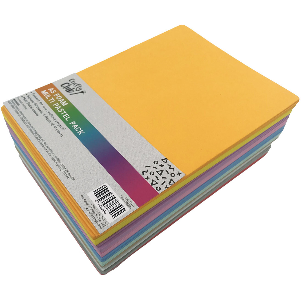 Crafty Club Foam Sheets A5 - Pastel Image