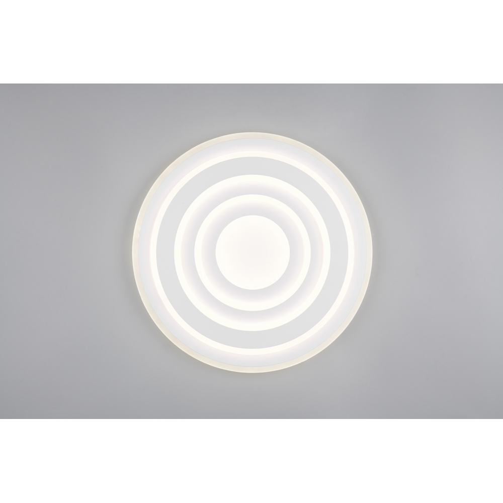 TRIO Costa White Matt Integrated LED Ceiling Light Image 5