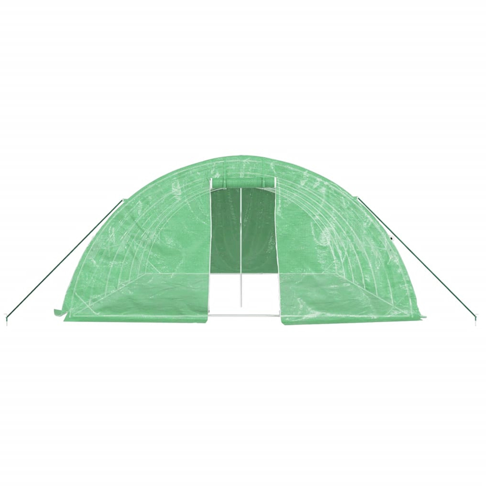 vidaXL Green 16.4 x 19.7ft Greenhouse Image 2