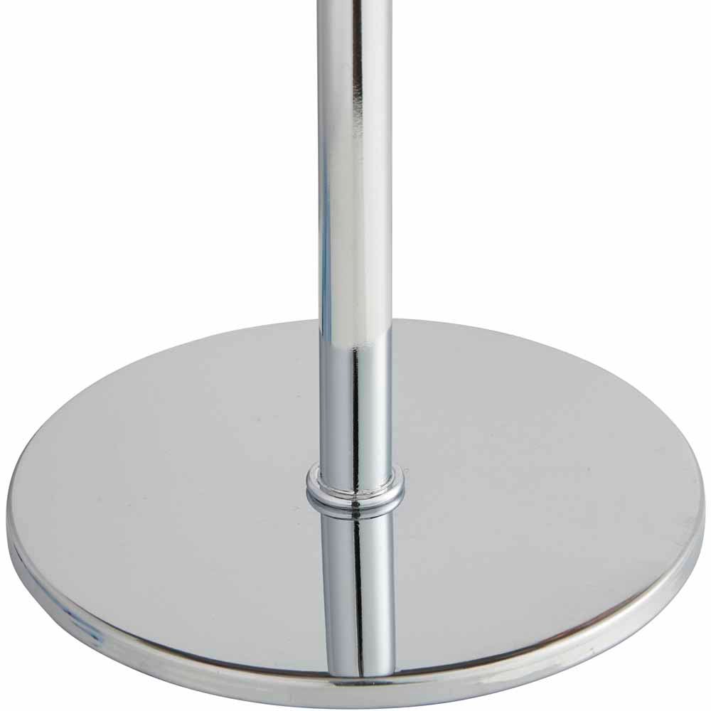 Wilko Slate  Fringed Velvet Table Lamp Image 3