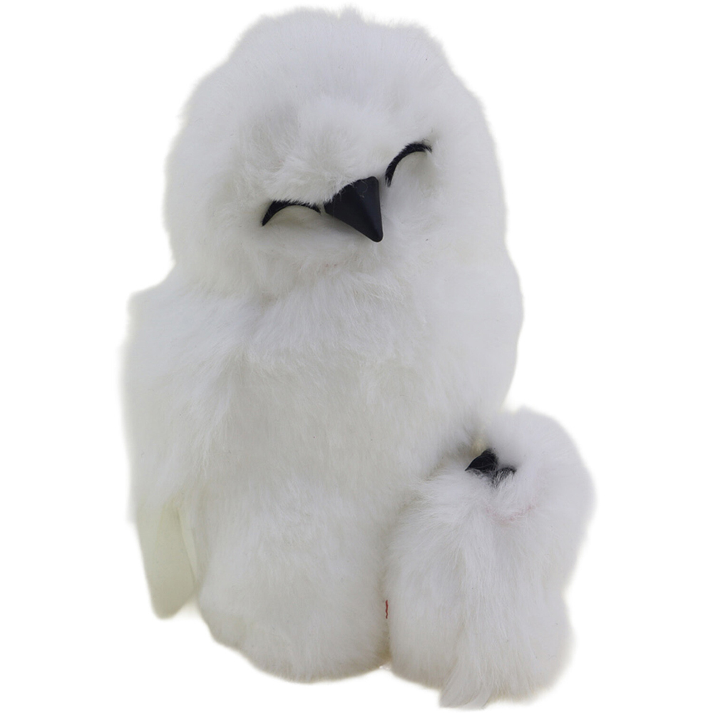 Cosy Mama Owl and Baby Decoration White Image 1