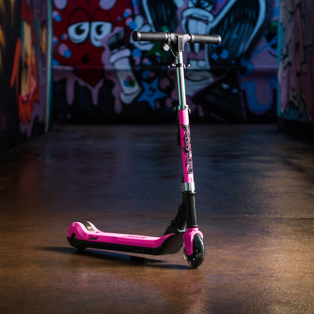 Xootz Pink Kids Elements Electric Scooter 11.1V Image 4