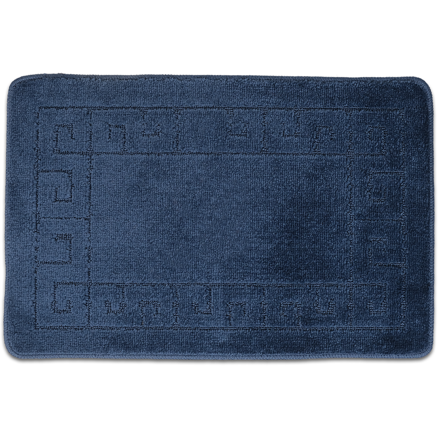 Bath Mat and Pedestal Set - Midnight Blue Image 2