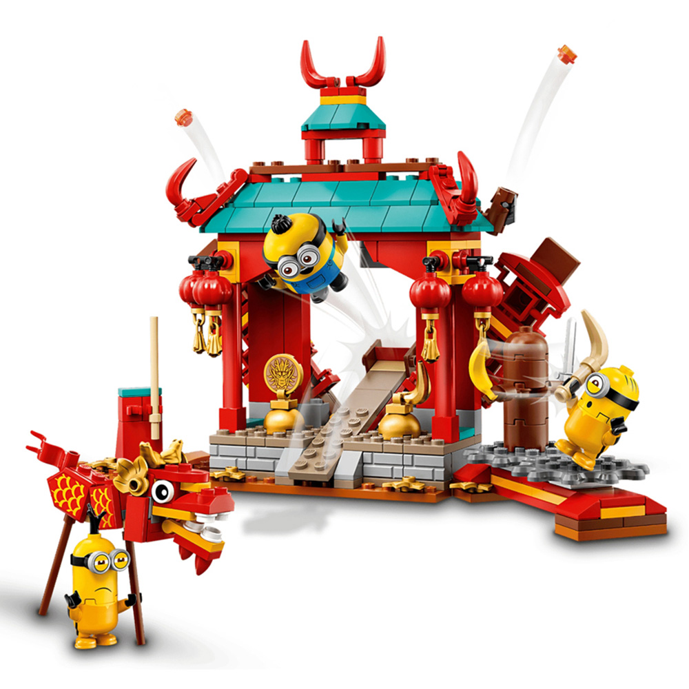 LEGO Minions The Rise of Gru 75550 Minions Kung Fu Temple Building Set 310 Piece Image 3