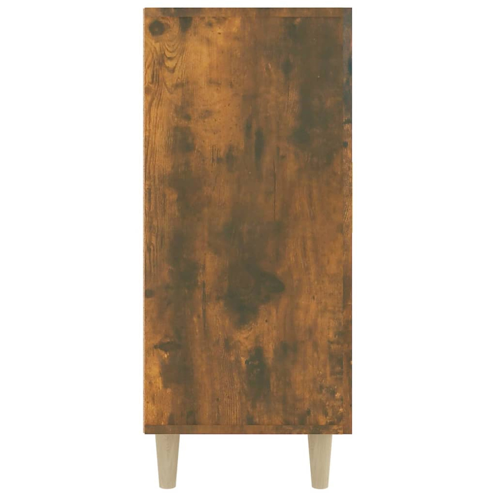 vidaXL 3 Door Smoked Oak Sideboard Image 5