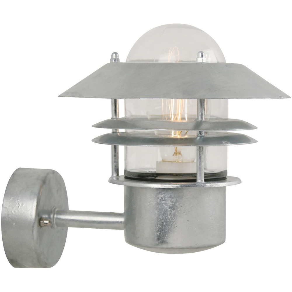 Nordlux Blokhus Galvanised Steel Wall Light Image 1