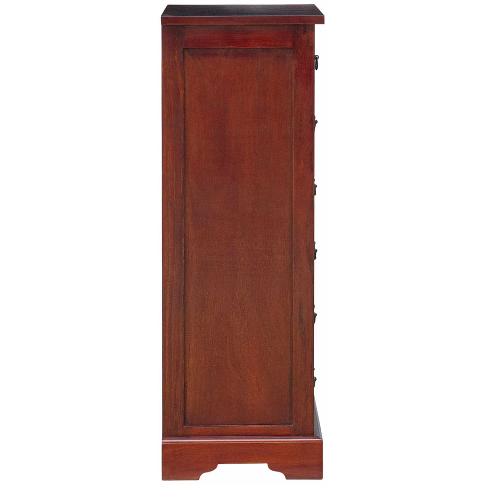 vidaXL 7 Drawer Solid Mahogany Wood Tall Chest of Drawers Image 6