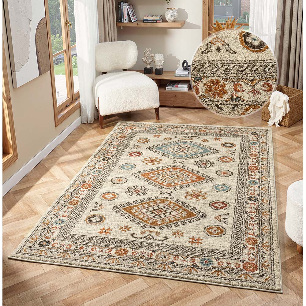 Portland HMC 5567 Cream Cashmere Rug 120 x 170cm Image 4