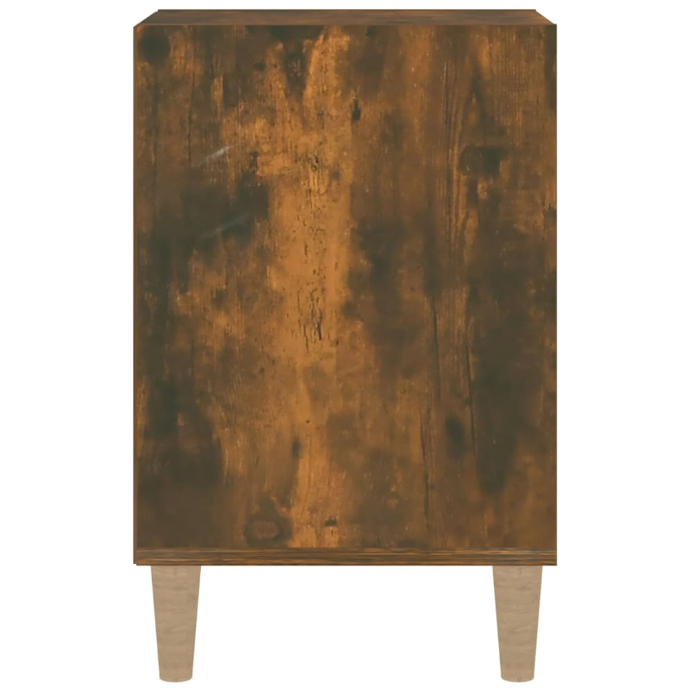 vidaXL 2 Door 3 Shelf Smoked Oak TV Cabinet Image 7