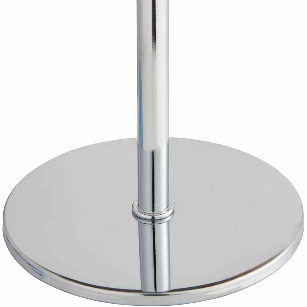 Wilko Plum Fringed Velvet Table Lamp Image 3
