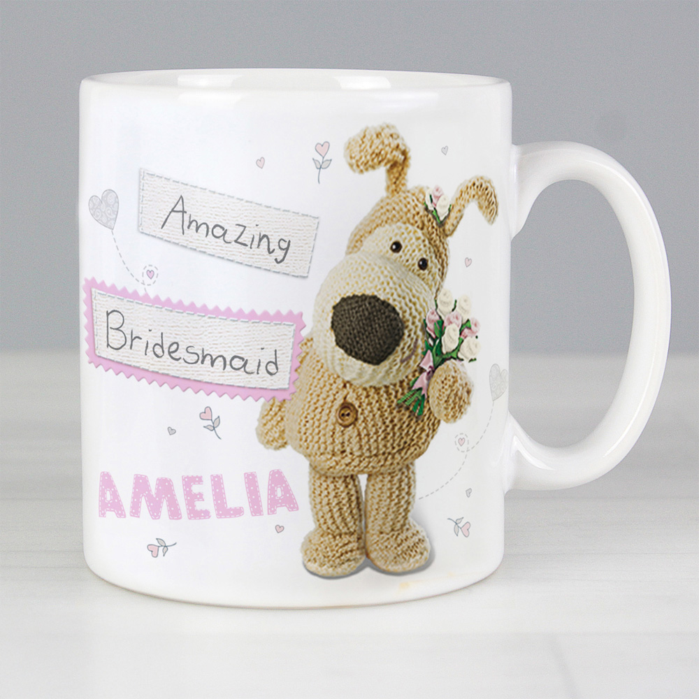 Personalised Memento Personalised Boofle Female Wedding Mug Image 3