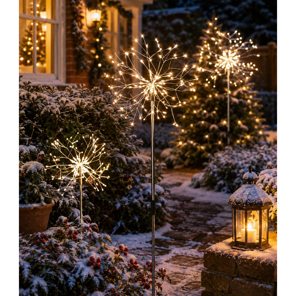 Avilo 120 Warm White LED Star Stake Light Image 2
