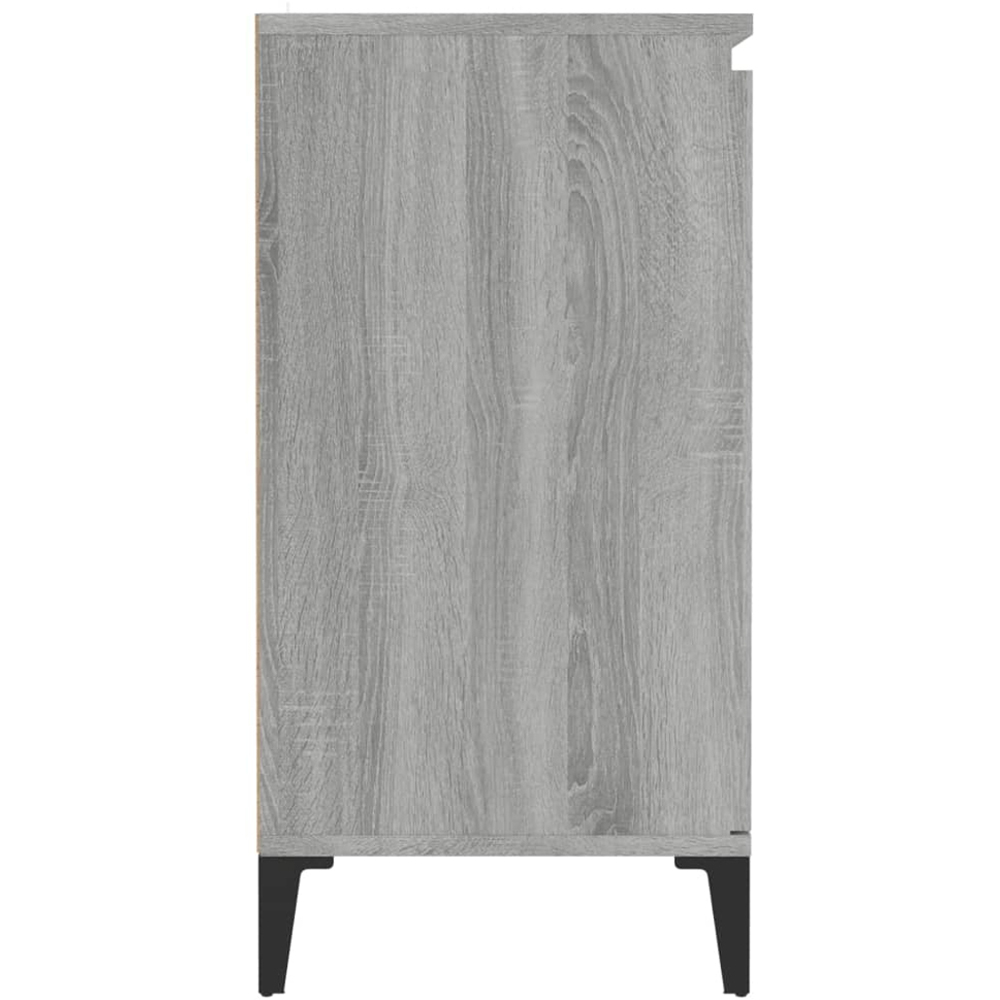 vidaXL 2 Door Grey Sonoma Sideboard Image 6