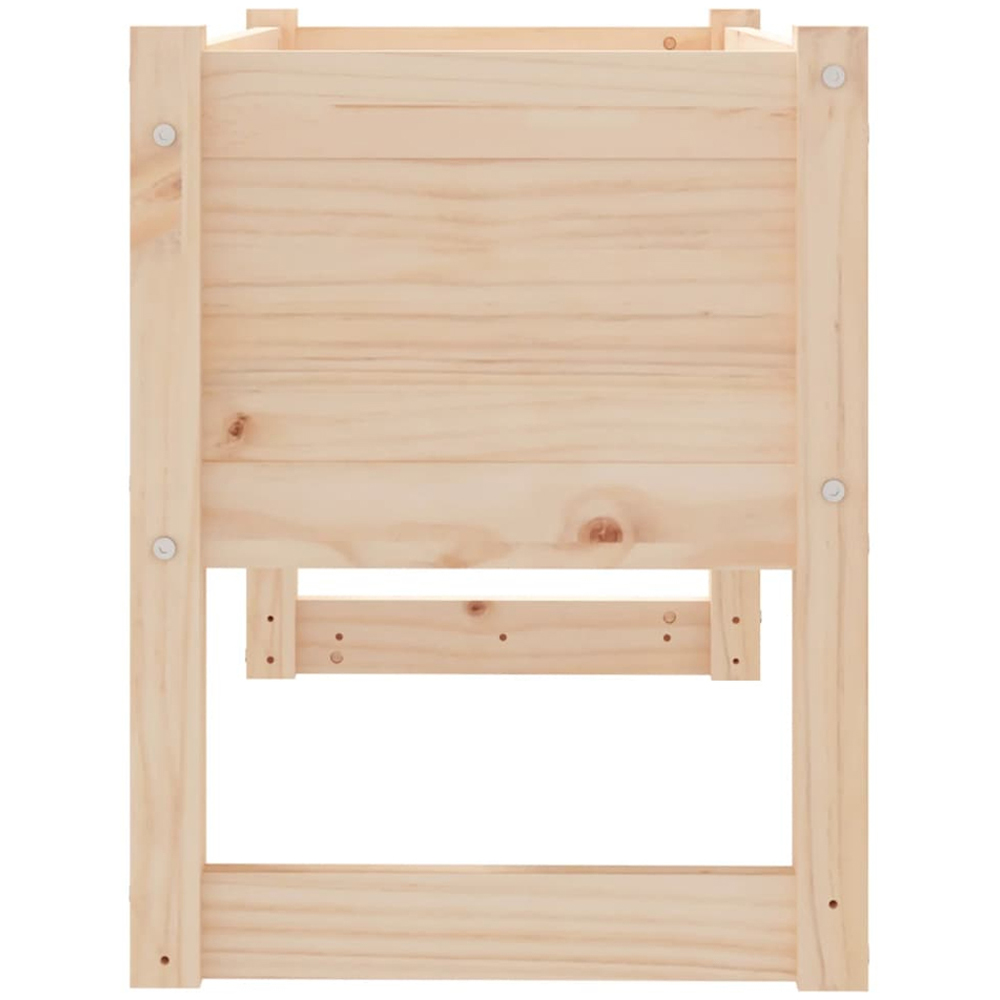vidaXL Natural Solid Pine Wood Garden Planter with Legs 52 x 78 x 40cm Image 4