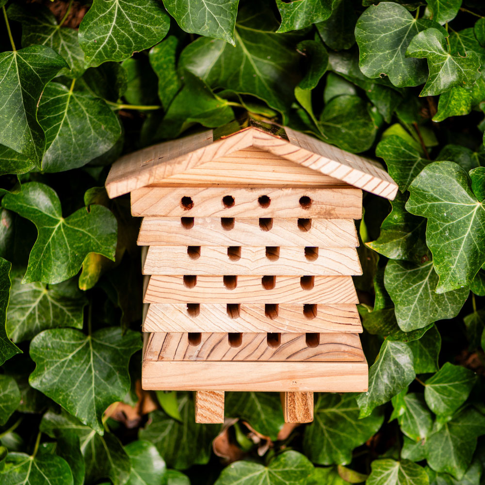 Garden Gear Wooden Bee Hive Hotel Image 4