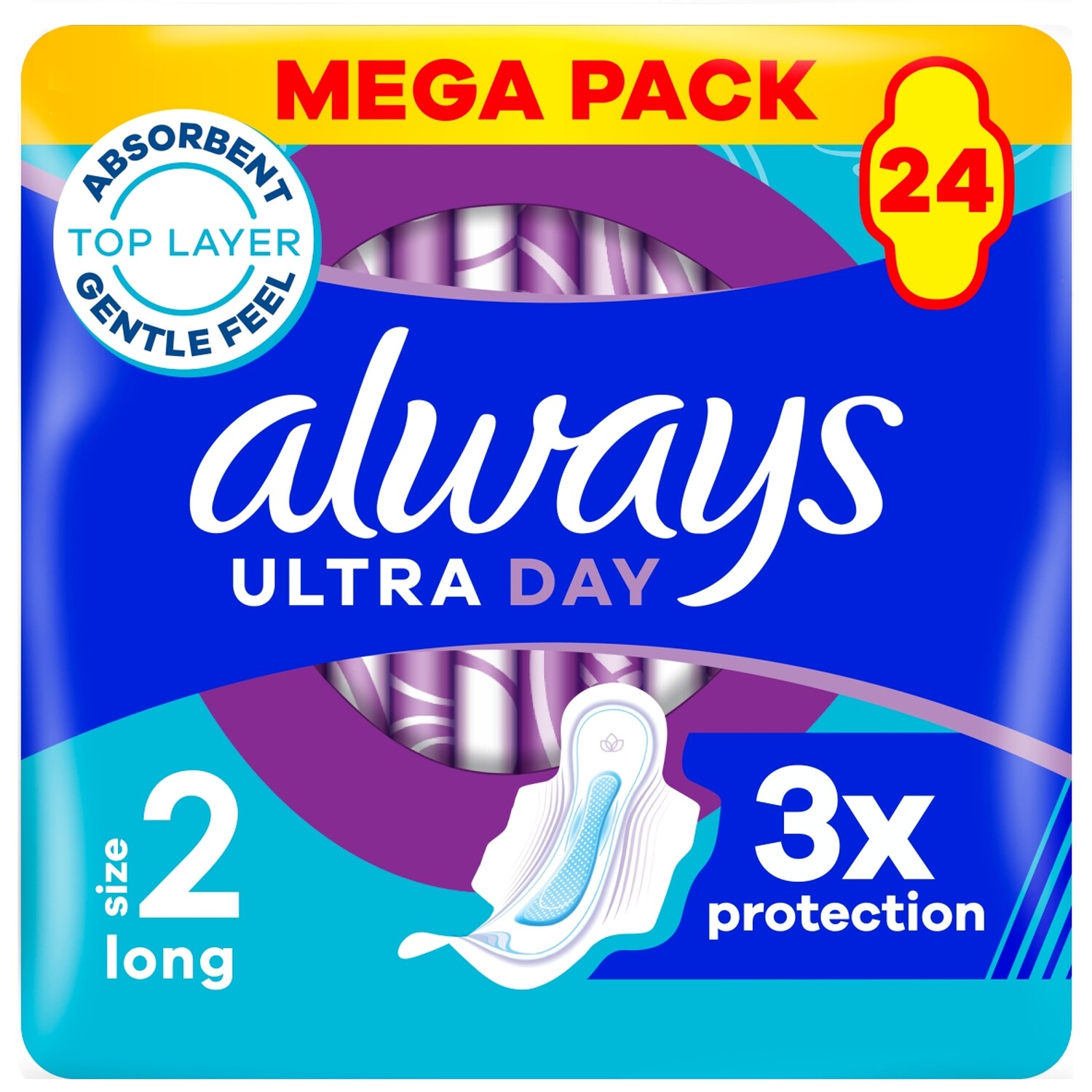 Pack of 24 Always Ultra Day Sanitary Pads Image 3