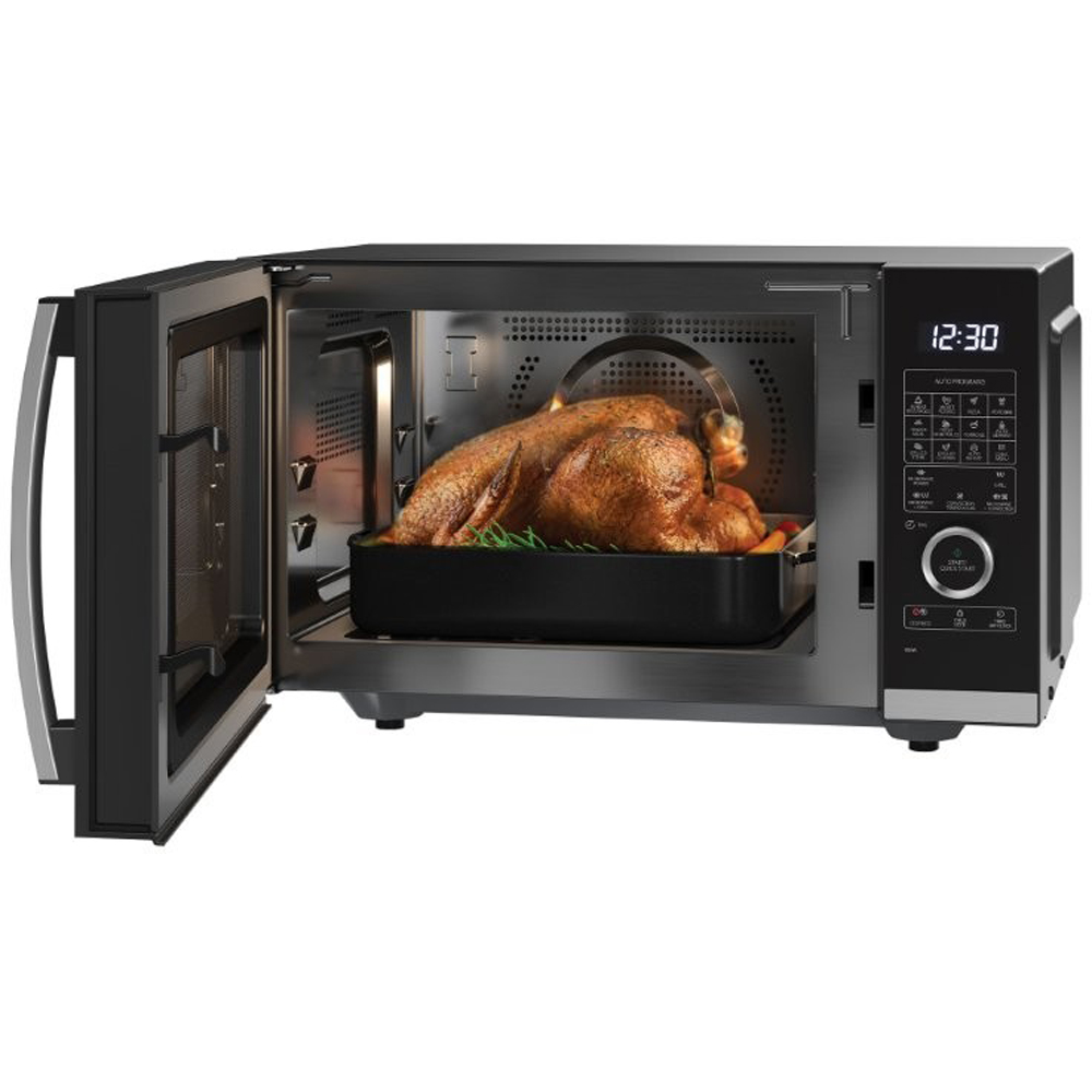 Sharp SP2542 Black 25L Combination Flatbed Microwave Oven with Grill 900W Image 6