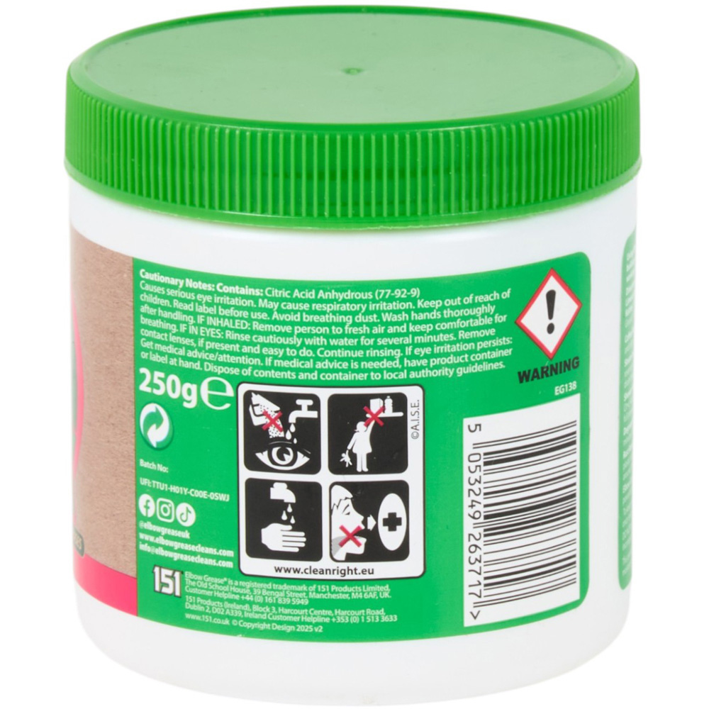 Elbow Grease Citric Acid Multipurpose Natural Cleaner 250g Image 2