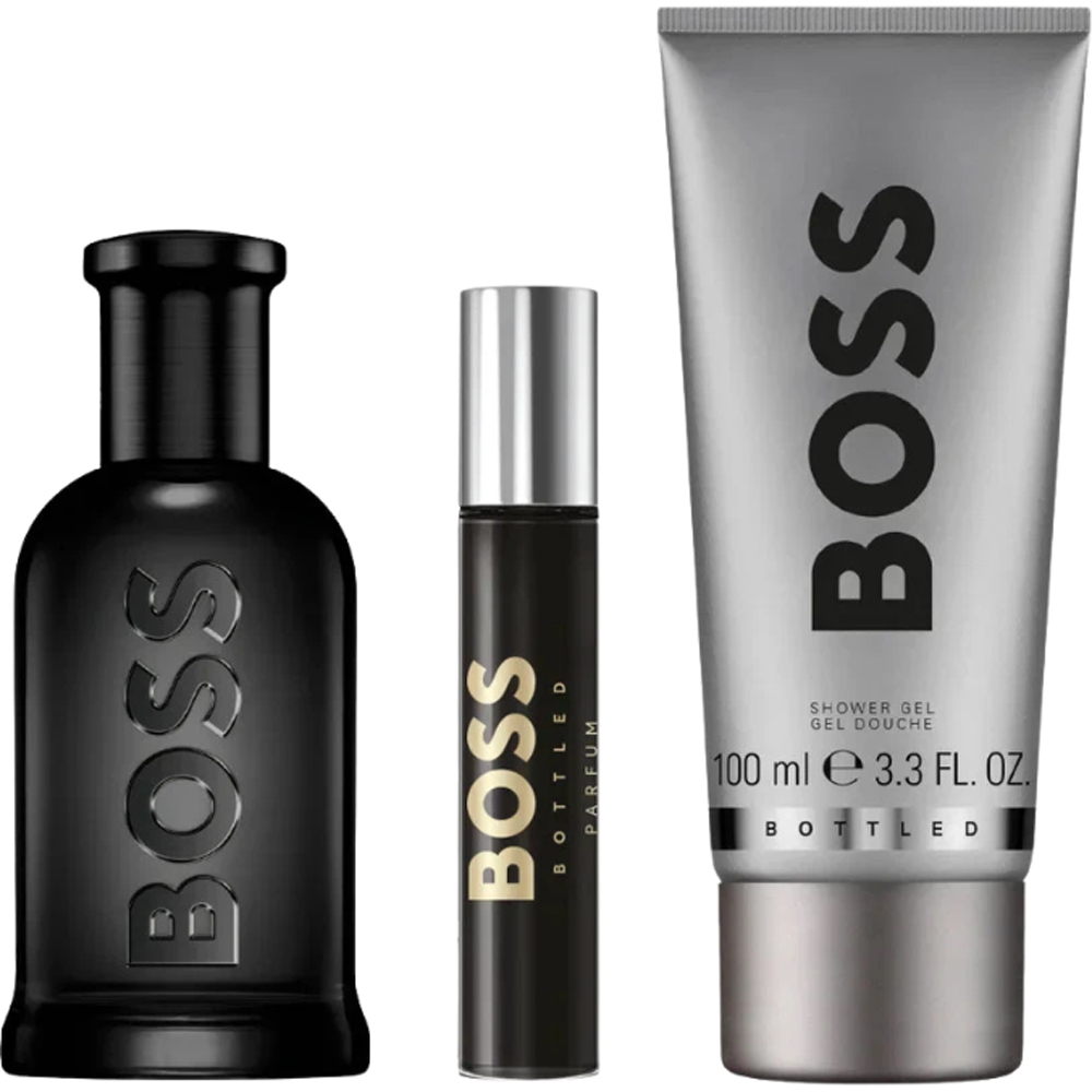 Hugo Boss Bottled Parfum Spray and Shower Gel Gift Set 100ml Image 2