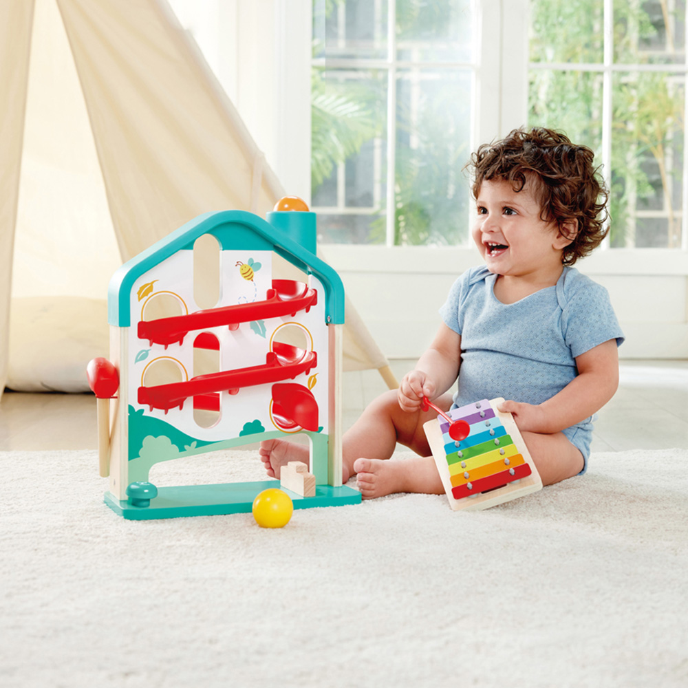 Hape Kids Melody Mansion Ball Run Play Set Image 2