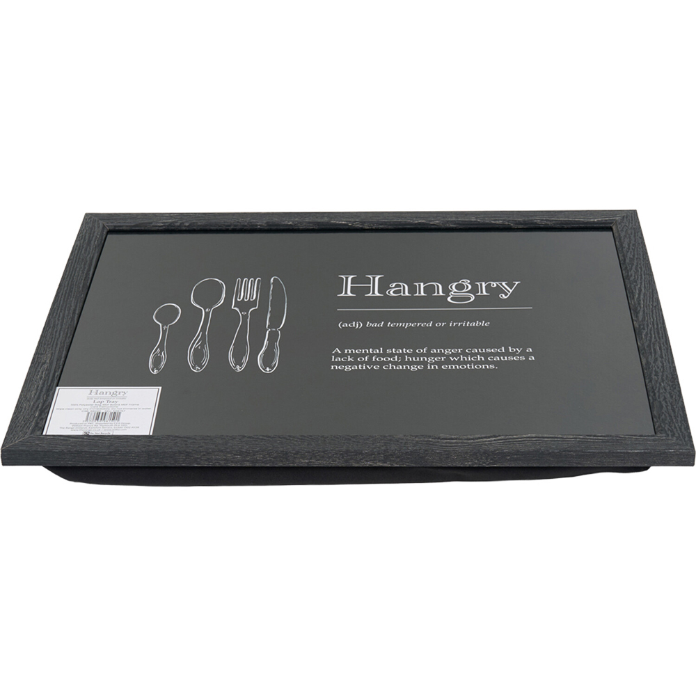 Hangry Lap Tray Black Image 4