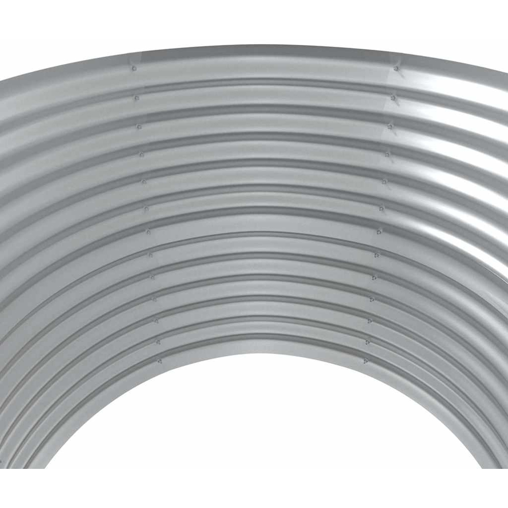 vidaXL Anthracite Galvanised Steel Raised Garden Bed 100 x 100 x 68cm Image 3