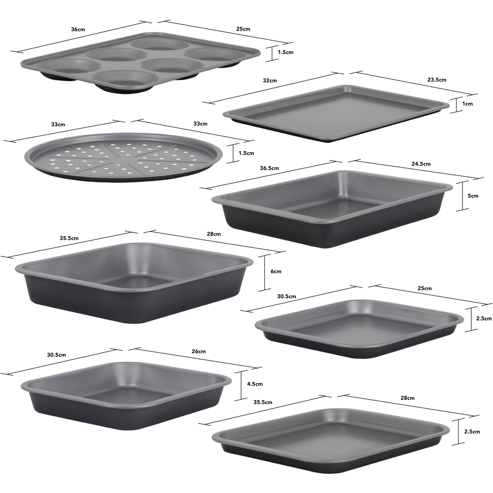 Wham Baker & Salt 8 Piece Roaster and Tray Set Image 3